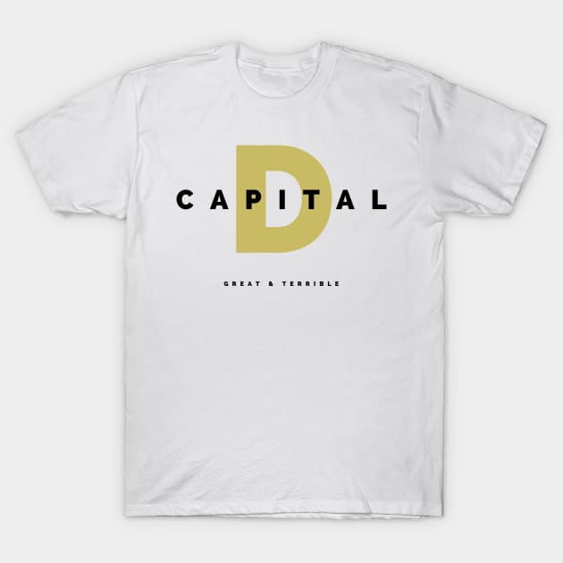 CAPITAL D (Light) T-Shirt by A. R. OLIVIERI